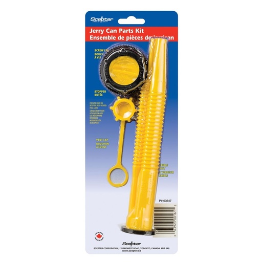 [063923001615] SCEPTER JERRY CAN PARTS KIT