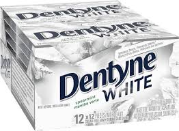 [057700017395] DENTYNE WHITE SPEARMINT 12CT