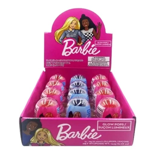 [060631929347] BARBIE GLOW POP 12CT 144G