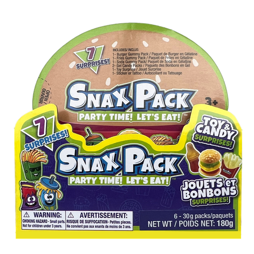 [060631933207] SNAX PACK PARTY TIME 6CT 180G
