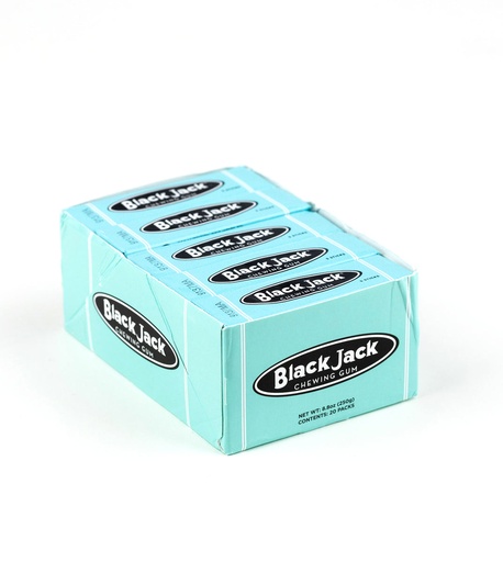 [086232910119] BLACK JACK GUM 20PK 250G