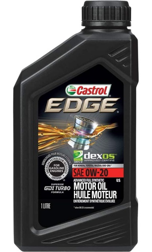CASTROL EDGE 0W-20 1L
