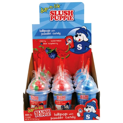 [060631528038] SLUSH PUPPIE DIP-N-LIK 12CT 564G
