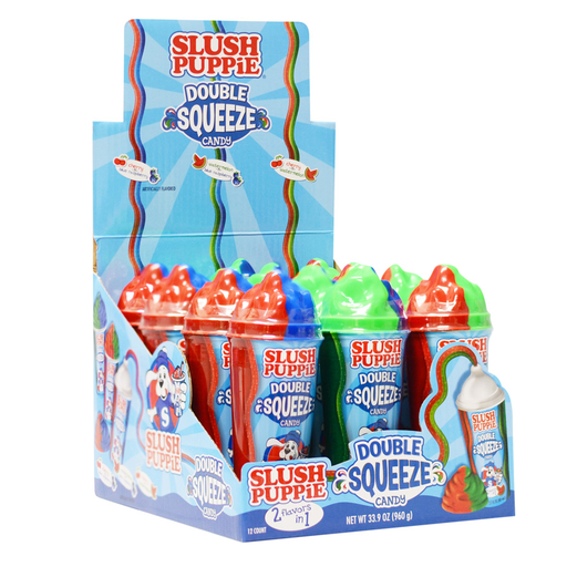 [060631914961] SLUSH PUPPIE DOUBLE SQUEEZE 12CT 80G