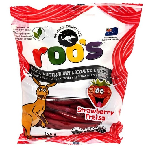 [060631912110] ROO'S LICORICE STRAW. 120G