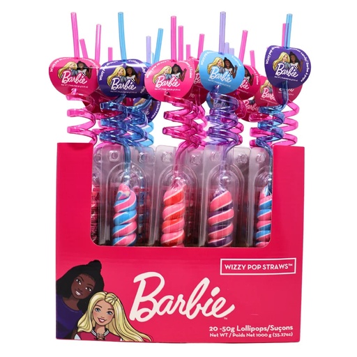 [ECT-92936] BARBIE WIZZY POP STRAWS 20CT 1000G