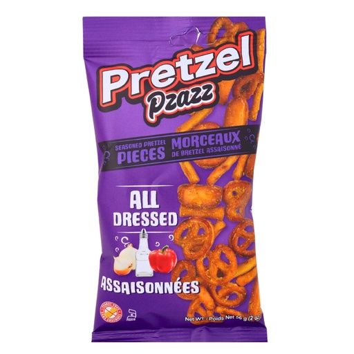 [060631924434] PRETZLE PZAZZ ALL DRESSED 56G