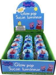 [060631929521] PEPPA PIG GLOW POP 12CT 72G
