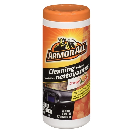 ARMORALL CLEANING WIPES ORNG. 30CT