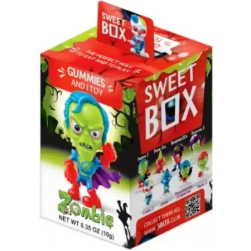 [060631930855] SWEET BOX ZOMBIES SURPRISE 10CT 100G