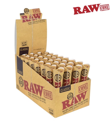 RAW CONE CLASSIC 1-1/4 32/PK
