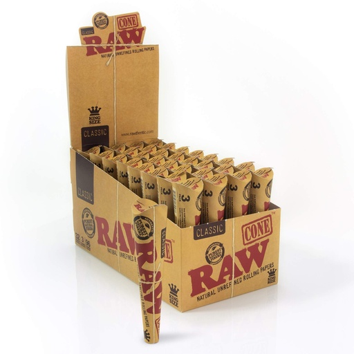 [S55] RAW CONE KING SIZE 32/PK