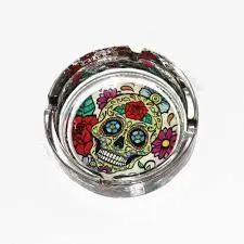 [088169020039] GLASS ASHTRAY 2003
