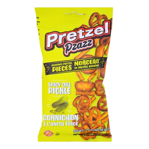 [060631929118] PRETZEL PZAZZ SPICY DILL PICKLE 56G