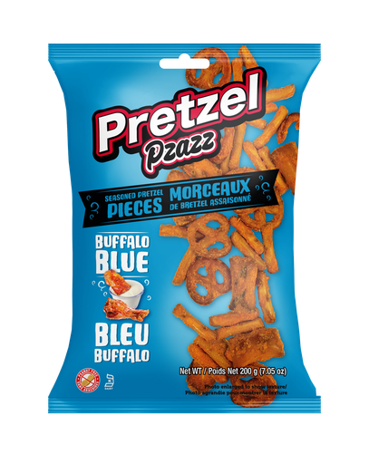 [060631924588] PRETZEL PZAZZ BUFFALO BLUE 200G