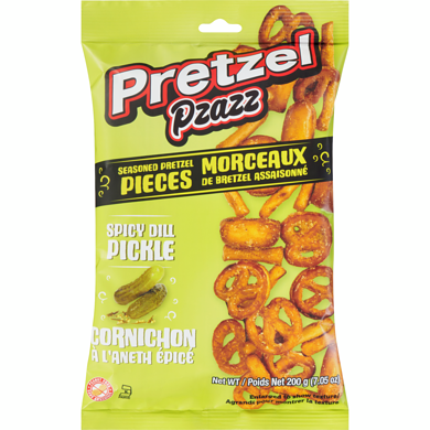 [060631929668] PRETZEL PZAZZ SPICY DILL 200G