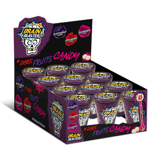 [5480] SUPER SOUR DARK CANDY TUB 12CT (UK)