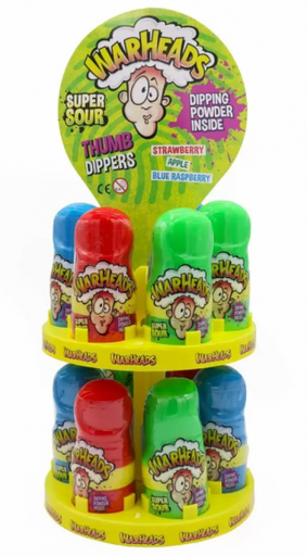 [6325] WARHEADS THUMB DIPPERS 12CT (UK)