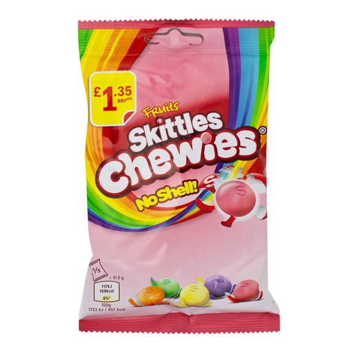 [8800] SKITTLES FRUITS CHEWIES 137G