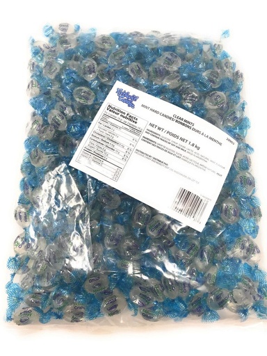 BAG CANDY CLEAR MINTS 1.8KG