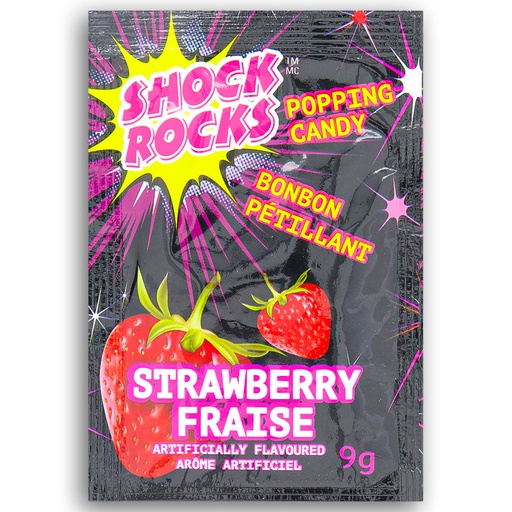 [PCC-90003] SHOCK ROCKS POPPING CANDY STRAW. 24CT 216G