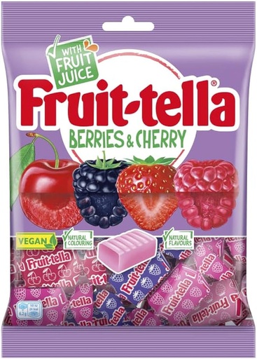 [9931] FRUIT-TELLA BERRIES & CHER. 135G (UK)