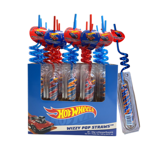 [060631929170] WIZZY POP STRAWS 20CT 1000G