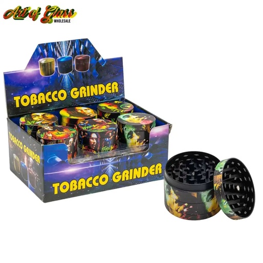 [088169014632] METAL GRINDER BOB MARLEY LRG.