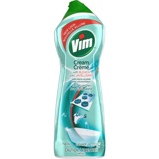 [067238212537] VIM CREAM W/BLEACH 750ML