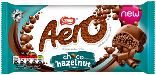 [7198] NESTLE AERO HAZELNUT 90G (UK)