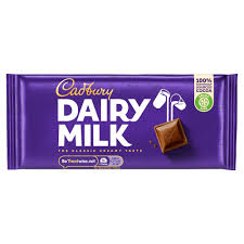 CADBURY DAIRY MILK BLOCK 95G (UK)