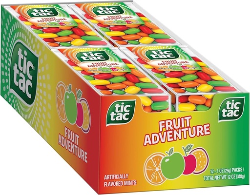[08000500328958] TIC TAC FRUIT ADVENTURE 24CT (UK)