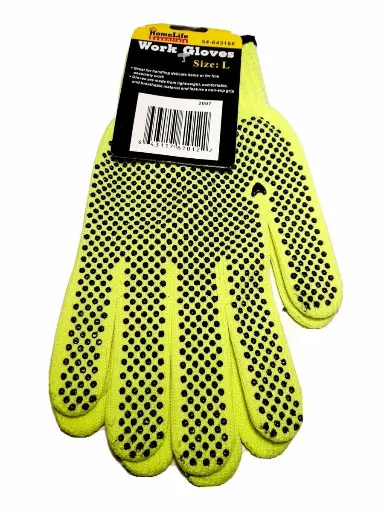 [69893120214] DOTTED WORK GLOVES SMALL