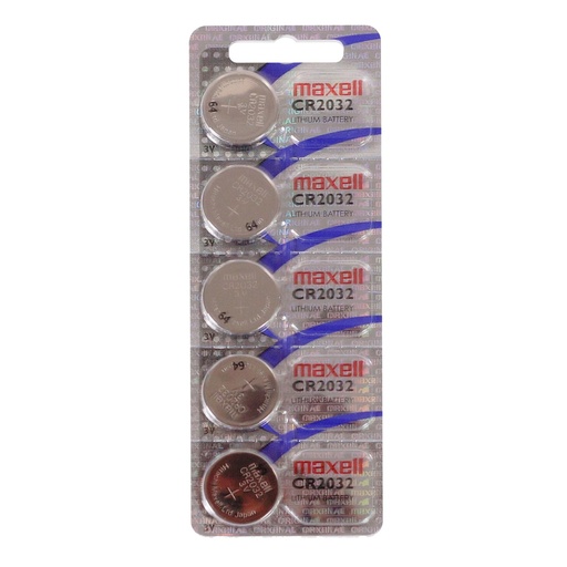 [E-CR2032] MAXELL BATTERY CR-2032 5/PK