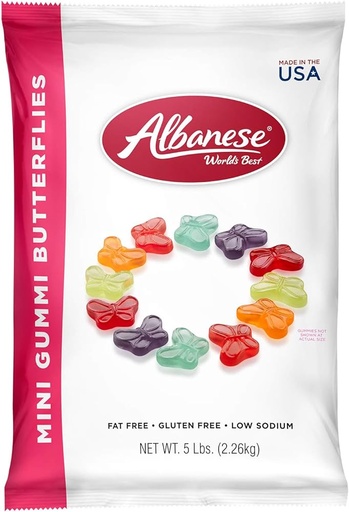 [634418502346] MINI GUMMY BUTTERFLY 2.26KG