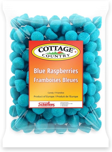 [541087] COTTAGE COUNT.BLUE RASPB. GUMMIES  1KG