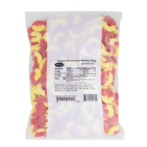 ALBA.STRAWB. BANANAS RINGS 2.04KG