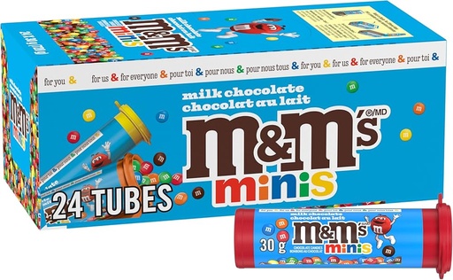 [132] M&M'S MINIS MILK CHOCOLATE 30G/ 24CT