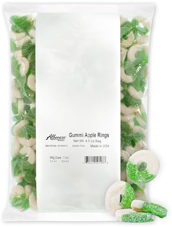 ALBANESE GUMMY APPLE RINGS 2.04KG