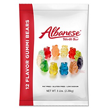[50200] ALBANESE 12 FLAVOR GUMMI BEARS 2.26KG