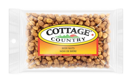 [679079492216] COTTAGE COUNTRY BEER NUTS 125g