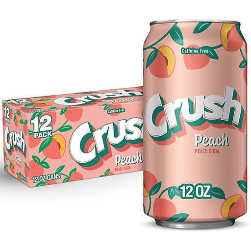 [078000014020] CRUSH PEACH CANS 355ML 12CT (U)