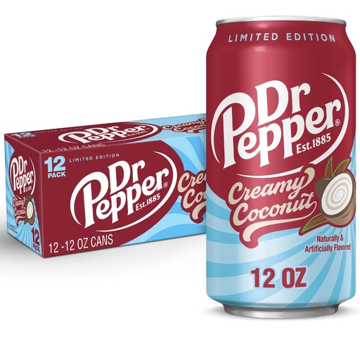 [078000038712] DR PEPPER COCONUT CREAM 355ML/12CT (U)