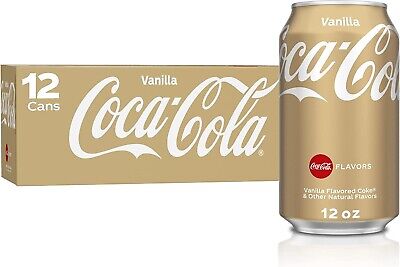 COCA COLA VANILLA CANS 355ML 12CT (U)