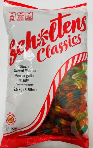 [540144] GUMMY WORMS (S.C) 2.5KG