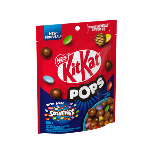 [059800750172] KITKAT POPS SMARTIES POUCH 160G 