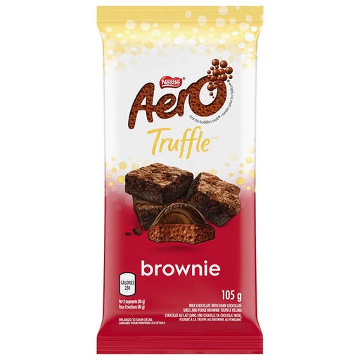 [5932] AERO TRUFFLE BROWNIE BAR 105G