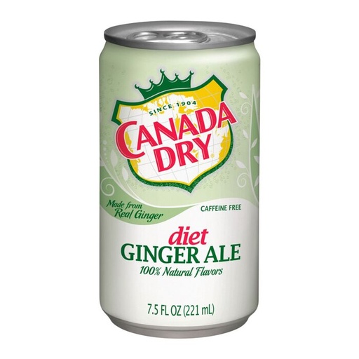 [062100008942] CANADA DRY CANS DIET GING. 355ML/12CT