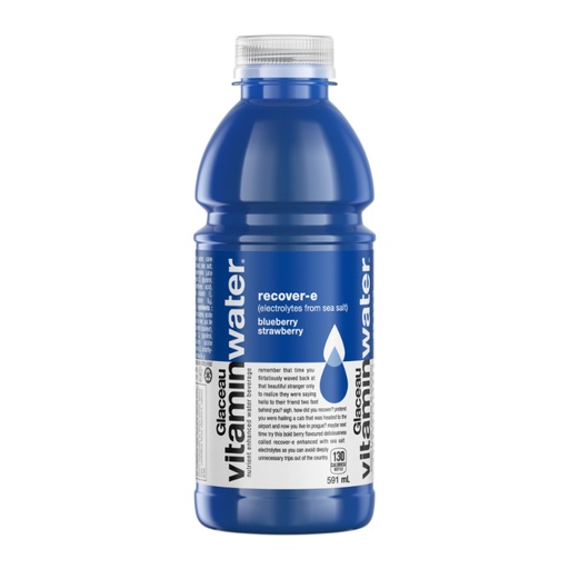 [786162651600] VITAMIN WATER ZERO RECOVER 591ML (CAN)