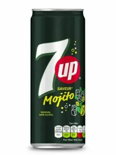 [9810] 7UP SAVEUR MOJITO 330ML/24CT